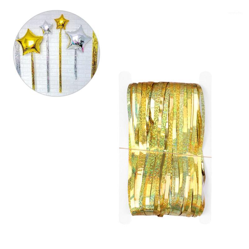 

Party Decoration 1 Pack 3 Sets Rain Curtain Stage Background Wall Decorative Shiny Beautiful For Birthday (1x1M Golden With 6mm Dou