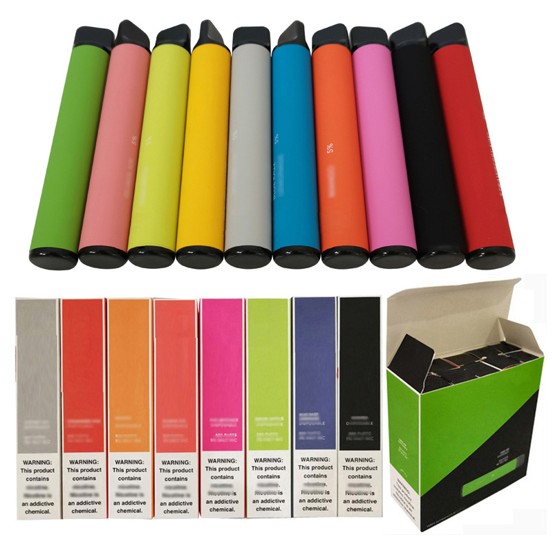 

800 Puffs Disposable Vape Puff Pen Plus Electronic Cigarette E Cig Vapor Pod Vaper Desechable Vapers Cigarrillos Desechables Vapes Sigarette Elettronica