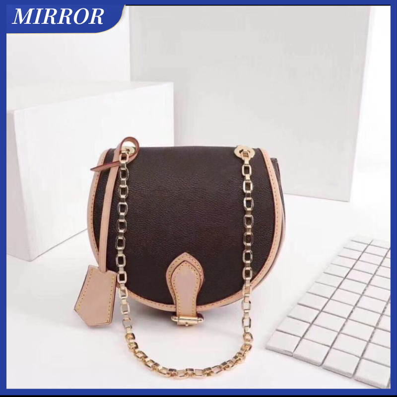 

MIRROR High Quality Fashion Round Mini Crossbody Bag Female Wallet Luxury L Woman's Handbag Women Handbags Bags