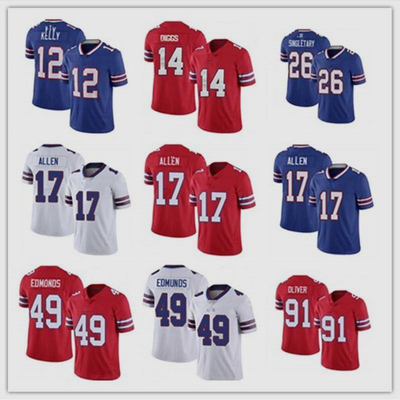 

Mens 17 Josh Allen 14 Stefon Diggs Football Jerseys 26 Devin Singletary 91 Oliver Stitched 49 Tremaine Edmunds 27 White 11 Cole Beasley