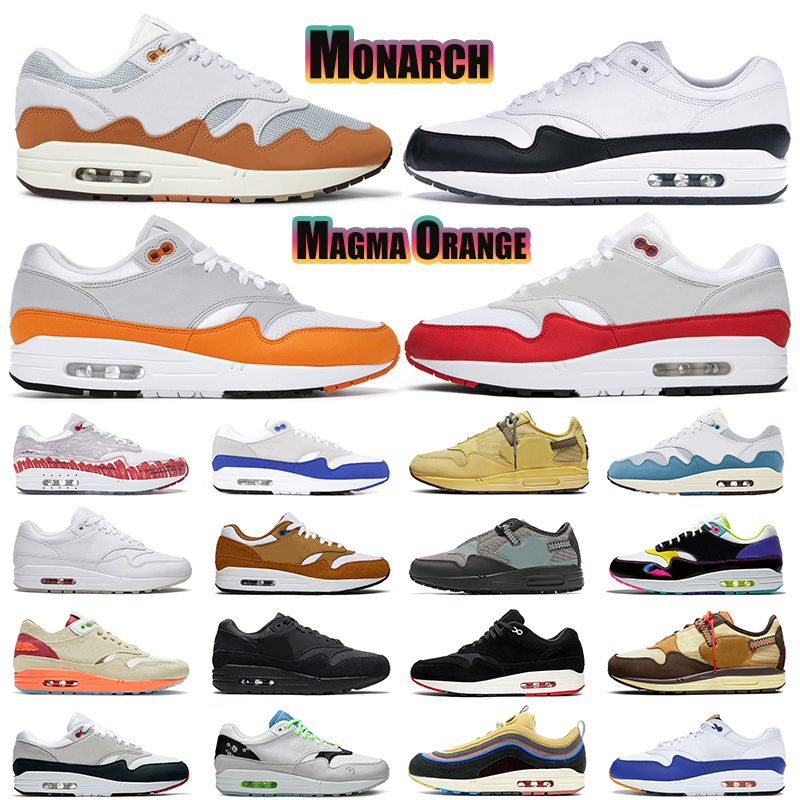 

Men Women 1 Patta Running Shoes Noise Aqua Monarch Kiss of Death Brown Saturn Gold Anniversary Aqua Green London Patch mens trainers outdoor sports sneakers, Color#13