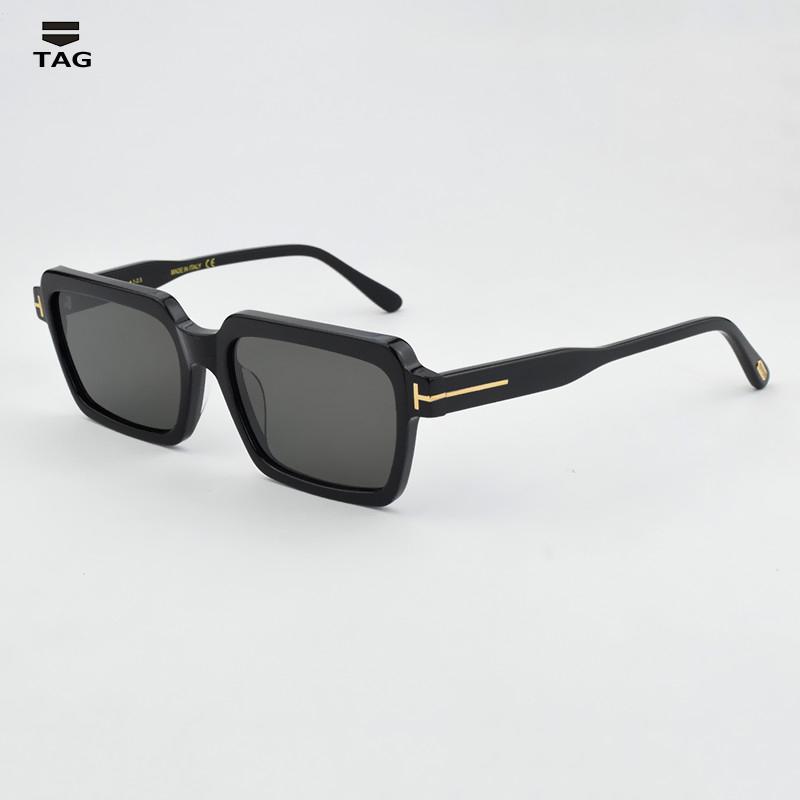 

Sunglasses Vintage Women 2021 Sun Glasses For Fashion Designer Driving Retro Square UV400 TF5711-B, White;black