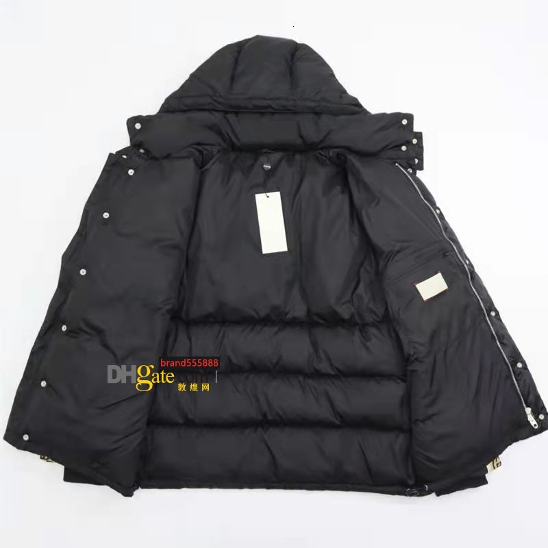 2021 men's and women's down jacket winter new top high-end design fashion letter jacquard thickened loose casual warm coat