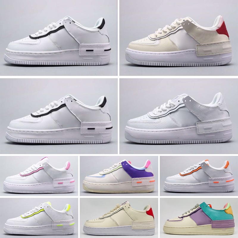 

2021 shadow men women shoes utility triple pale ivory sapphire aurora casual platform womens trainers sports sneakers runners Size 36-45 c8, Black