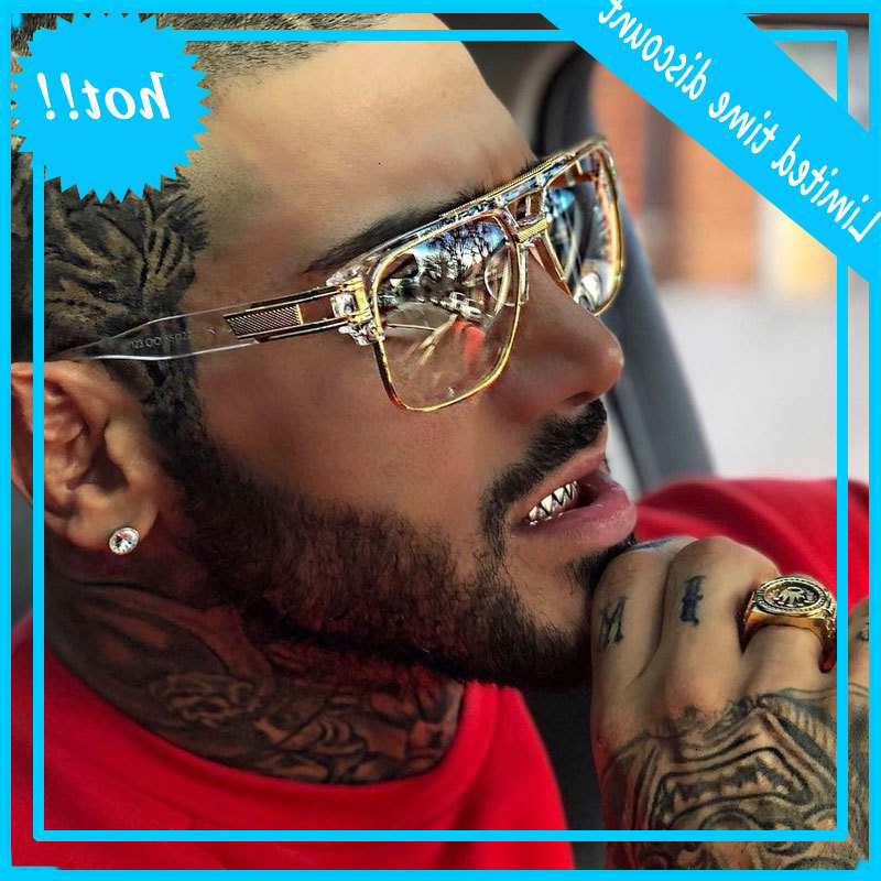 

2020 Luxury Fire Design Classic Grand Master Four Style Gradient Lens Men Vintage sunglasses For Women Oculos De Sol
