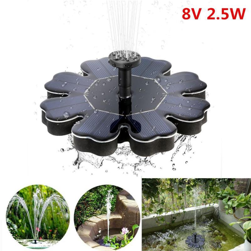 

2.5W Solar Water Fountain Flower-shape Powered Pump Floating For Outdoor Pool Garden Decoration Decorations