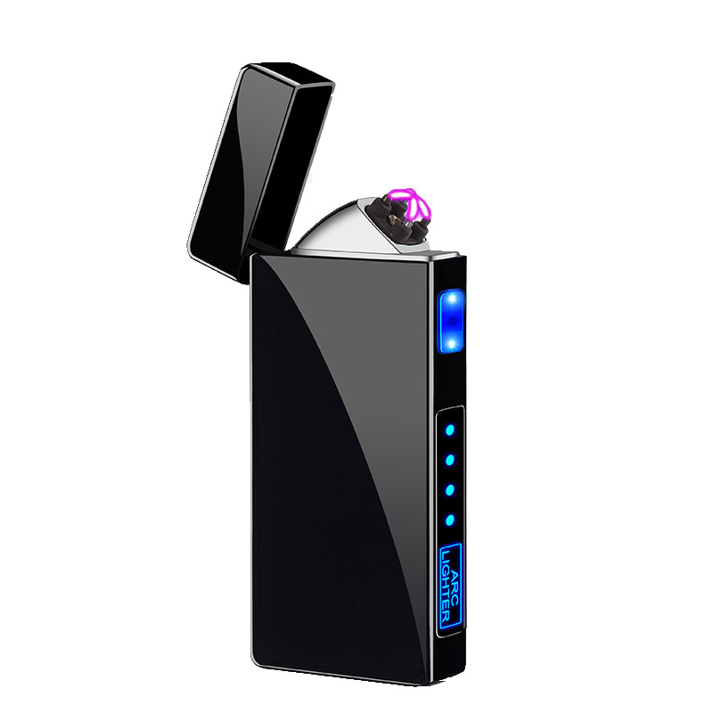 

USB Charging Lighters Electronic Cigarette Lighter Flameless Touch Screen Switch Color Windproof Wholesale
