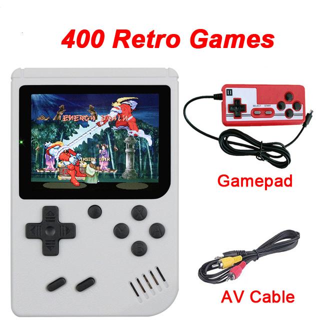 

Classic Handheld Game Console Mini Retro Player LCD Color Screen 400 Games In 1 Portable For Child Gift Players