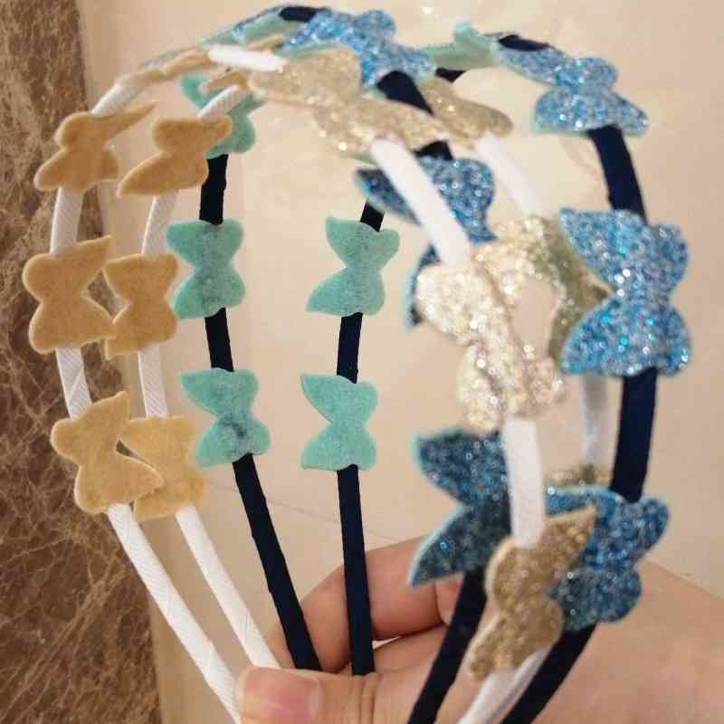 

new Popular butterfly accessories children's hair hoop head buckle