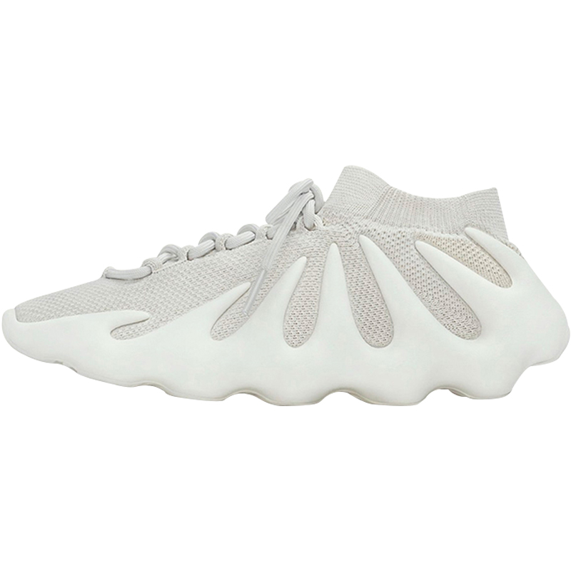 

2021 450 cloud white cream kanye knit shoes black Ash blue Kany V2 Israfil Men Asriel Static Reflective Women Running sneakers with Box