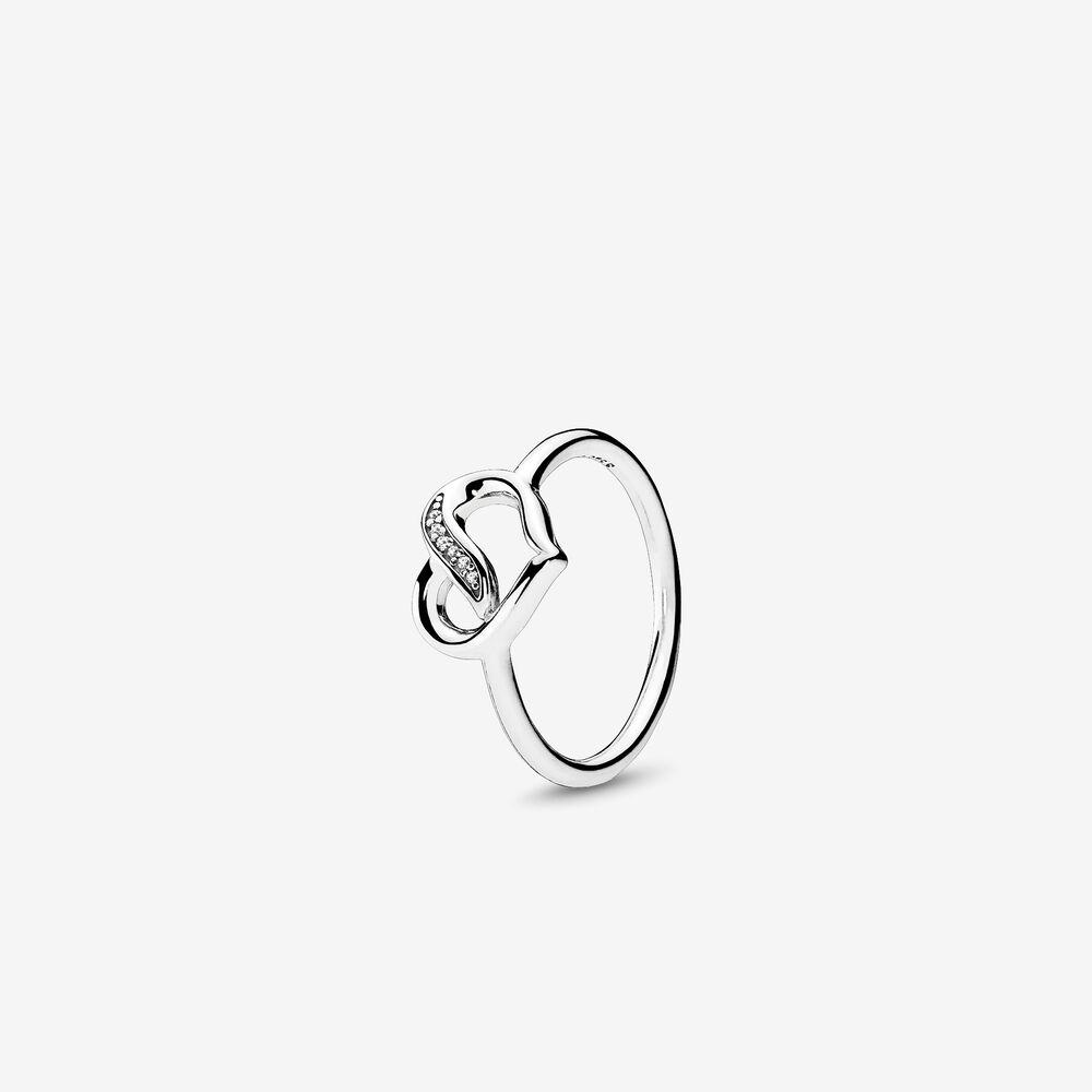 

New Brand High Polish Band Ring 925 Sterling Silver Love ribbons Ring For Pandora Women Wedding Rings Fashion Jewelry Accessories
