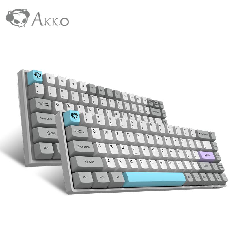 

Keyboards Original AKKO 3068 Silent Bluetooth Cherry MX Switch Mechanical Gaming Keyboard 68/84 Keys PBT Computer Gamer Type-C USB
