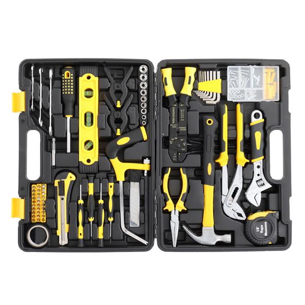 

218pcs Iron Household Tool Set Black