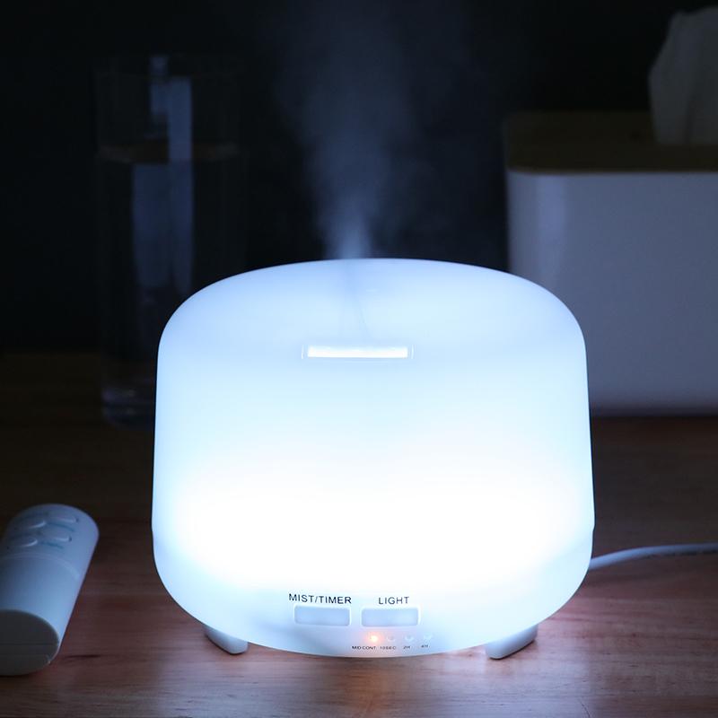 

300ml USB Humidifier Aroma Diffuser With Remote Control 7 Color LED Night Light Aromatherapy Mist Maker For Home Office Humidifiers