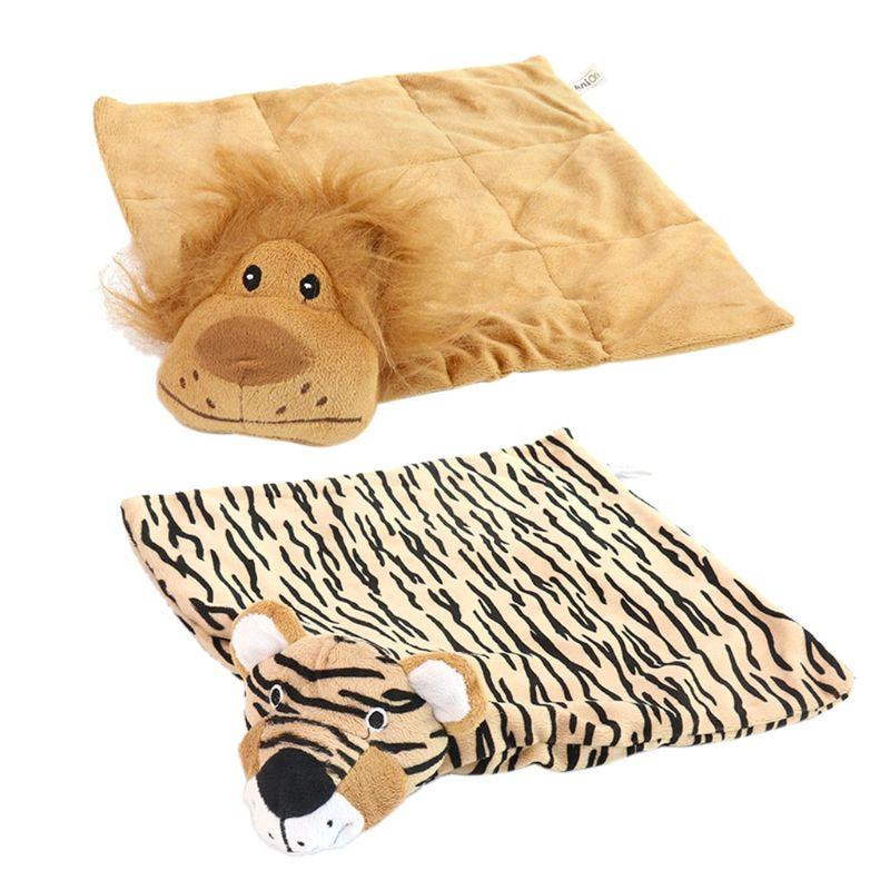 

Cat Scratching Mat Puppy Lion Tiger Shaped Dog Sleeping Chew Teething Toy W0YC Toys