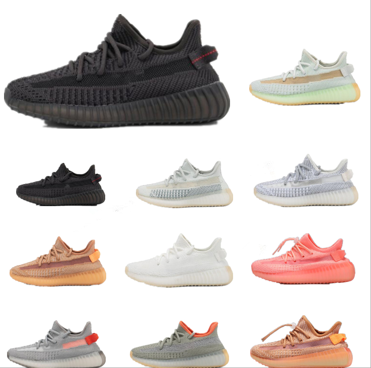 

Kanye West Reflective Infant Yecheil Kids Running Shoes Static Glow Green Clay Trainers Big Small Boy Girl Children Toddler Sneaker 6 colors, Black