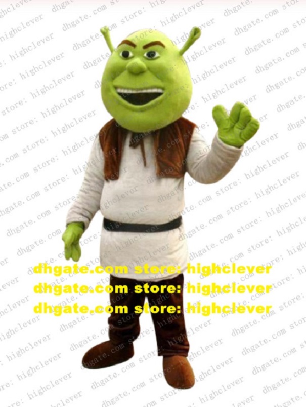 

Shrek Mascot Costume Adult Cartoon Character Outfit Suit Campaign Propaganda Leaflet Distribution CX2029 Free Ship, Red;yellow