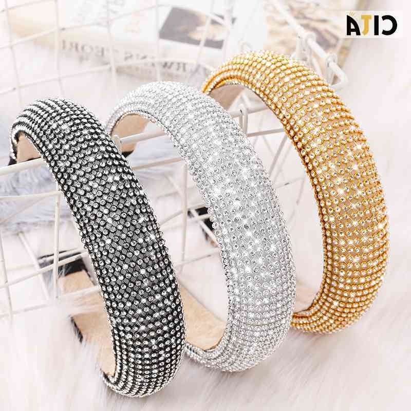 

shining Diamond hairband luxury twill high end diamond Hairband