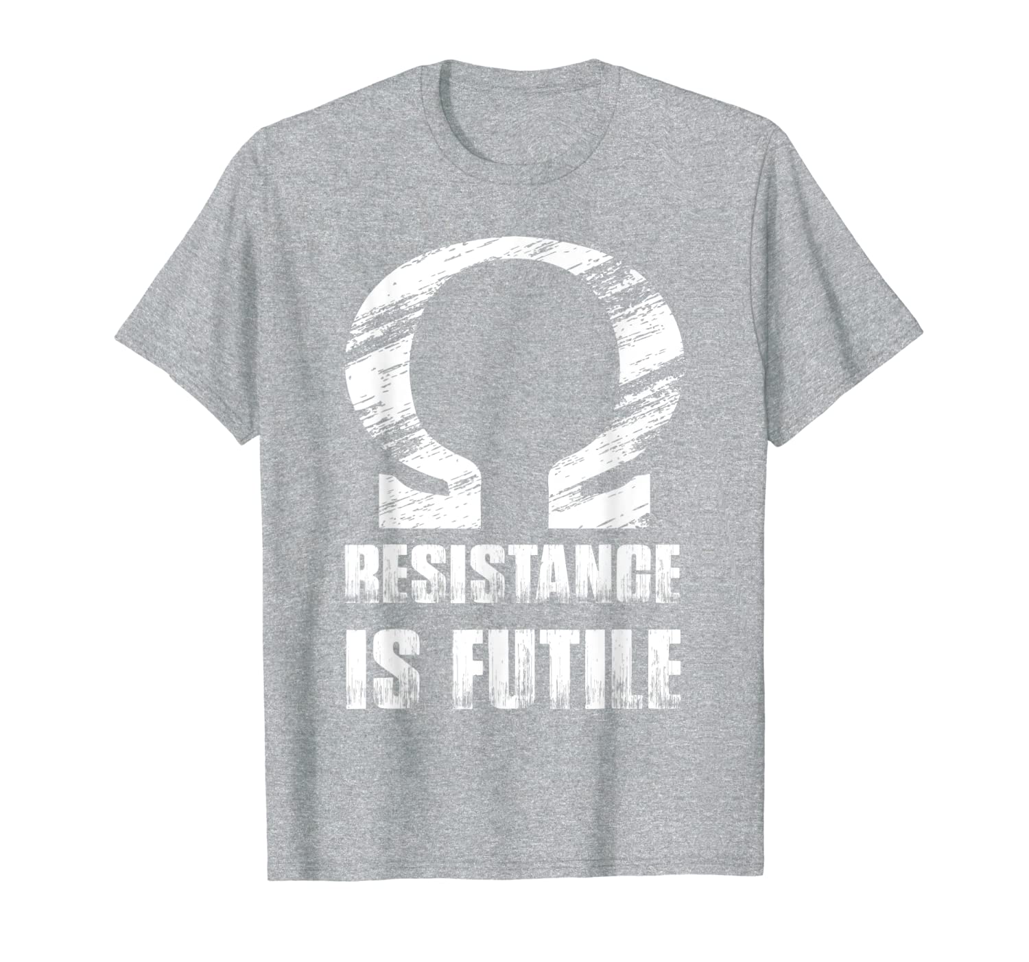 Resistance is futile Nerd Ohm T-Shirt-image-701973505
