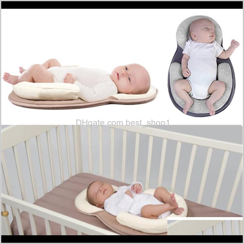 

Infant Born Mattress Sleep Positioning Pad Prevent Flat Head Shape Anti Roll Pillows Drop 40Zth Ranfh
