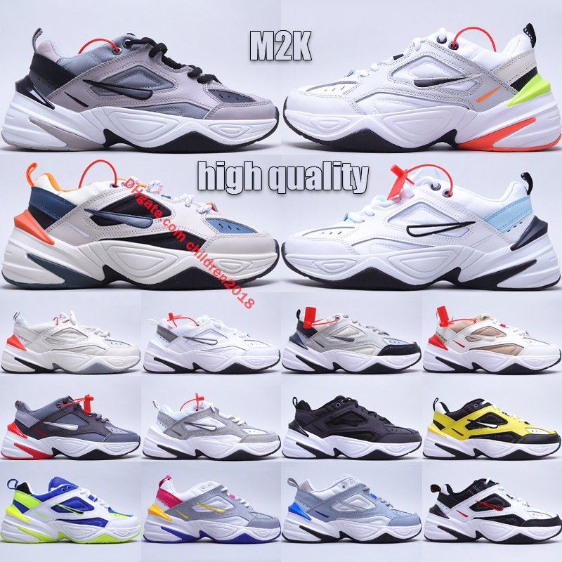 

Top M2K Tekno Men Women Running Shoes Atmosphere Grey Platinum Tint Light Bone Grey Photon Dust Sail Outdoor Sneakers Size 36-45, Bubble wrap packaging