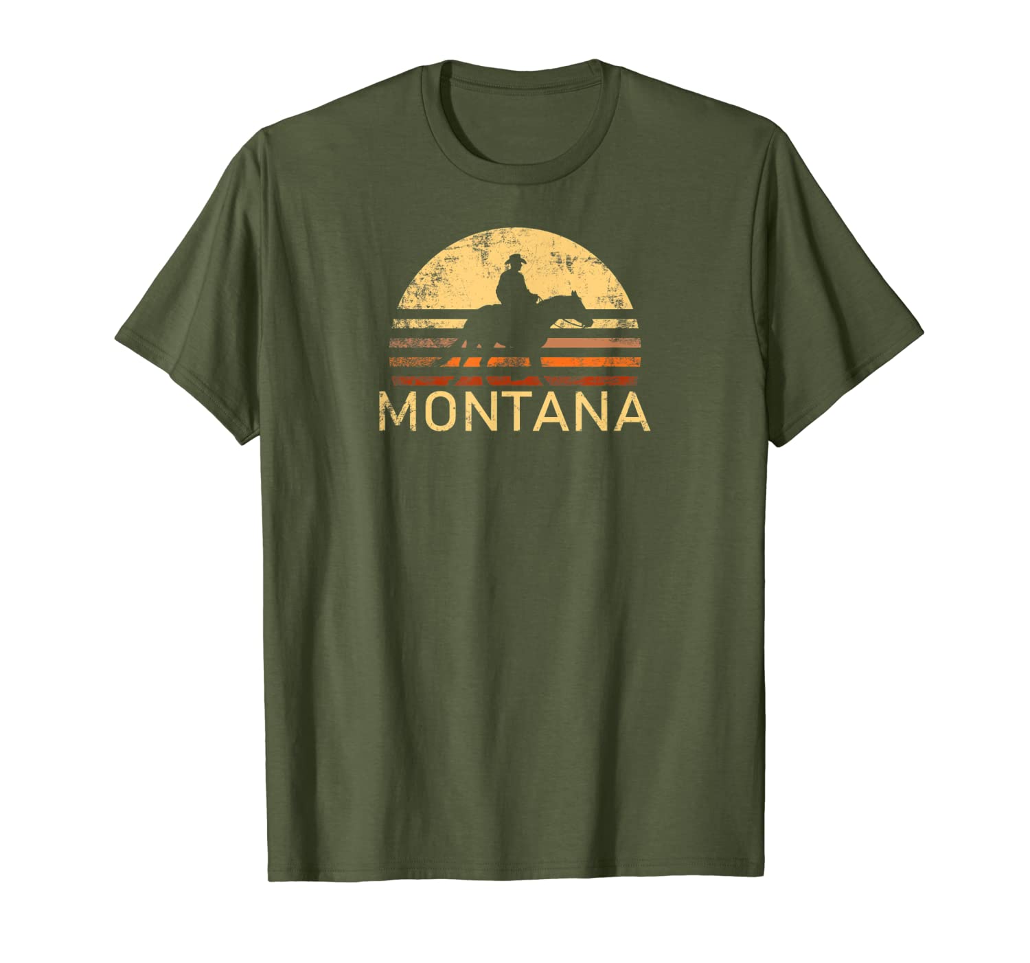 

Montana Cowboy Cowgirl Rancher Farmer Horse Lover T-Shirt, Mainly pictures