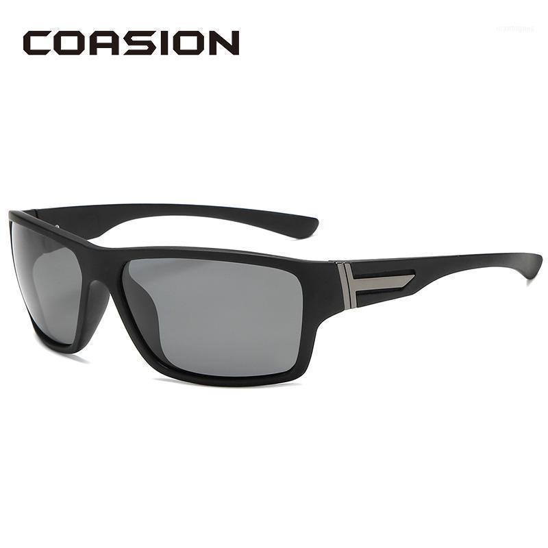 

Sunglasses COASION Brand Design Polarized Men Outdoor Sports Sung Glasses Shades For Women Mirrored Lens Male Goggles CA13021