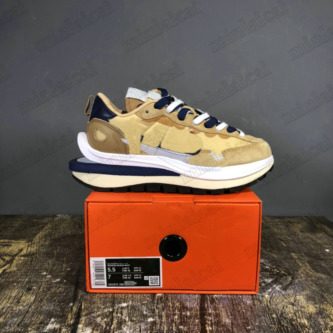 

New VaporWaffle Tour Yellow Pegasus Waffle Mens Designer Shoes Fragment Dark Iris LDV Sesame Noir Sail Pure Platinum Royal Fuchsia Womens Trainers Sports Sneakers