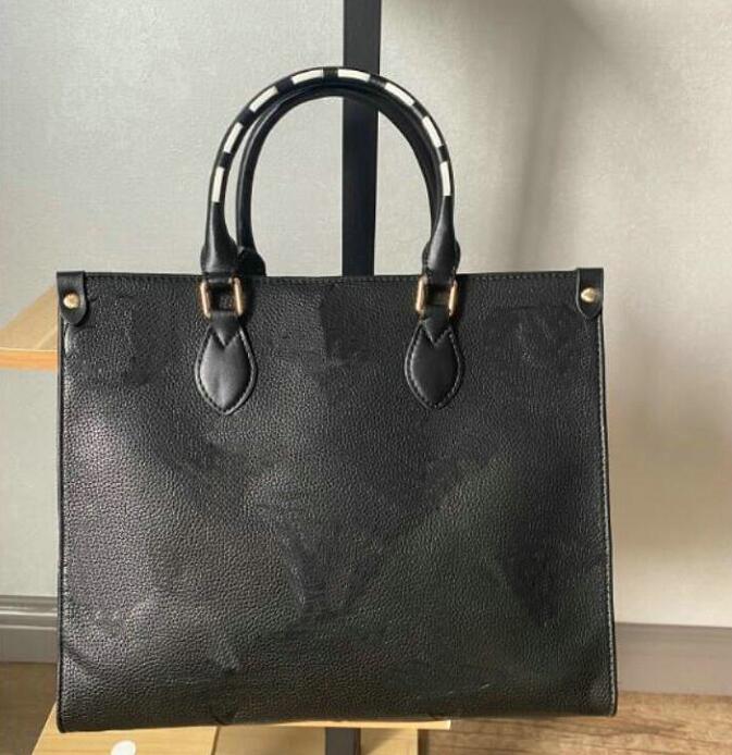 

Designers Handbag Tote Shoulder Clutch Bags On The Go Crossbody Shopping Bag Purses Letters Flowers Floral One Handle Wallet qian, Black