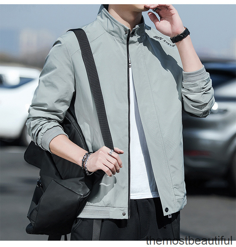 

Men's Jackets brand jacket independent mens 21ss autumn korean youth student fashion coat slim and handsome casual wear 27WY, 1# packing bag