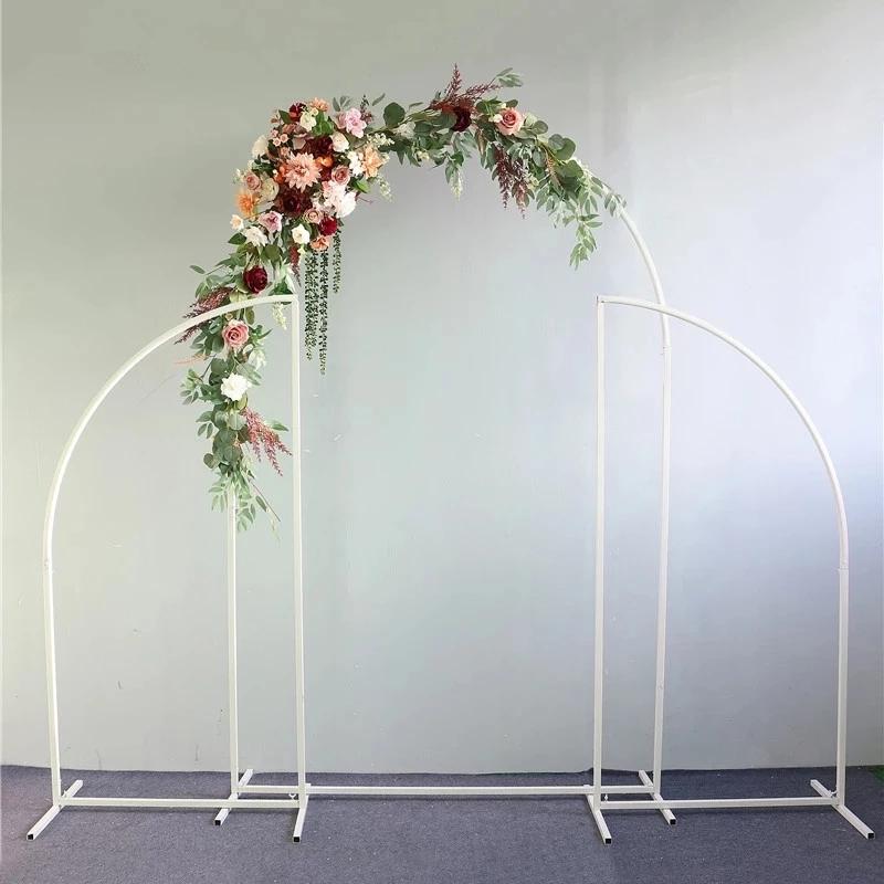 

Party Decoration 3pcs Wedding Arch Set Background Flower Stand Birthday Outdoor Balloon Irregular Shape