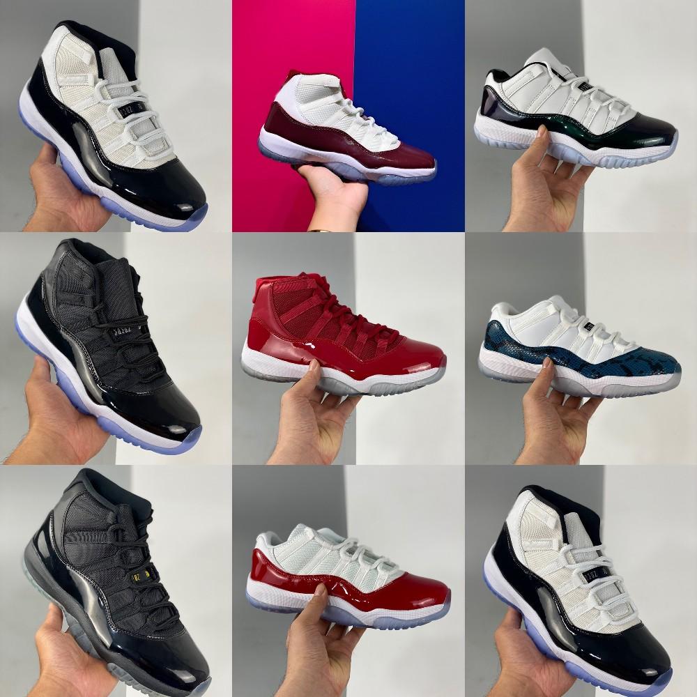 

Jubilee 25th Anniversary Mens 11s Basketball Shoes Bred Space Jam Legend Blue Platinum Tint Heiress Black Pinnacle Grey Women Topshop999, 11
