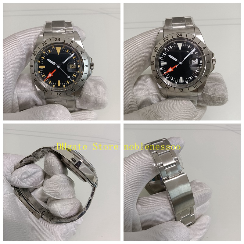 

2 color Real Photo And Gift Box Mens Automatic Vintage Watch Black Dial II 1655 70's mcQueen 1979 Edition BP Factory 2813 Movement Mechanical Watches, 01