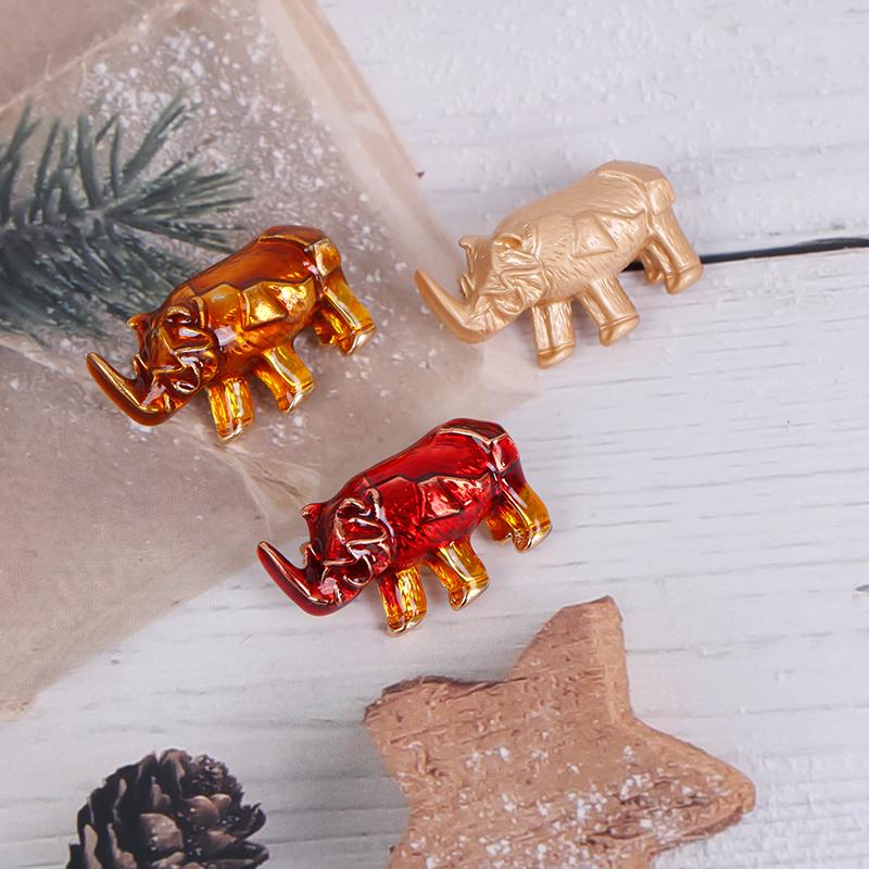 

Pins, Brooches Cow Brooch Pins Birthday Gifts Clothes Coat Lapel Pin Accessories Jewelry Unisex Rhinestone Year Animal, Gray