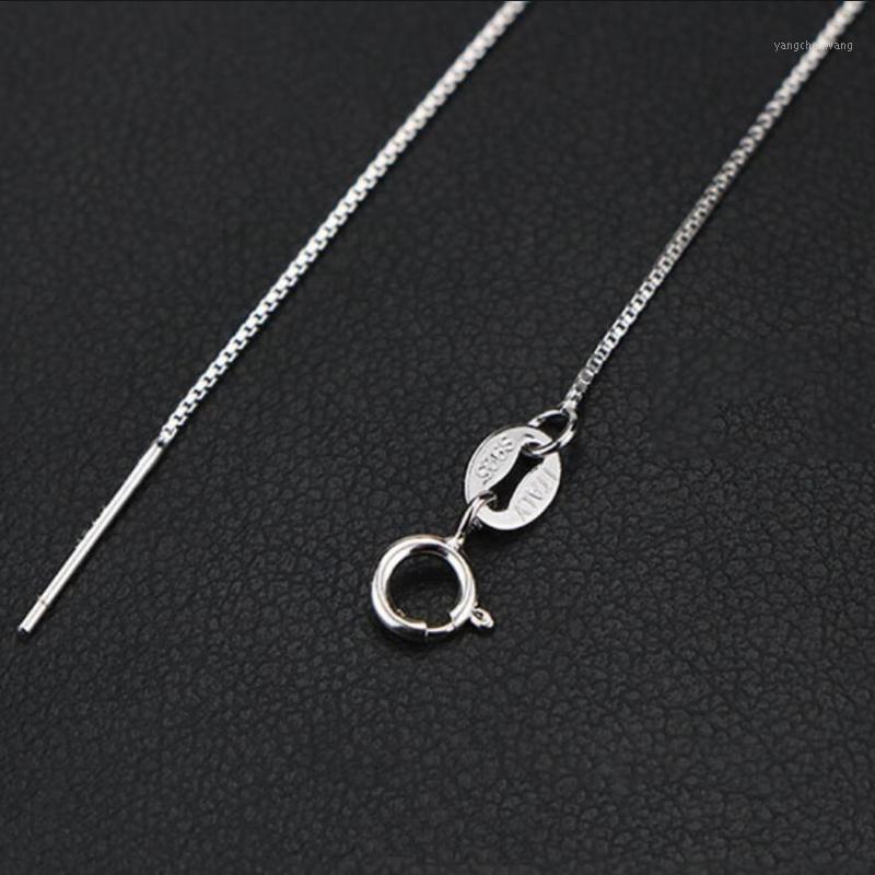 

Sterling Silver Box Wear Heart Chain Pearl Tiger Permi Wax Jewelry Accessories Diy Necklace Chains