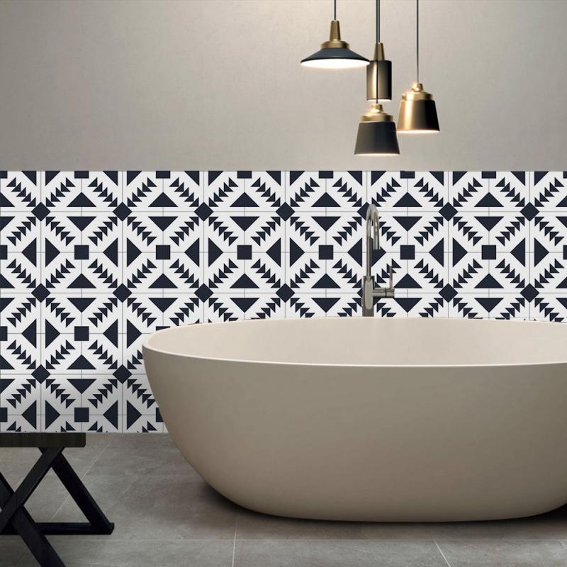 

Wall Stickers 3D Three-dimensional Tile Bathroom Kitchen Wallpaper Waterproof Self-adhesive DIY Home Decoration Decals