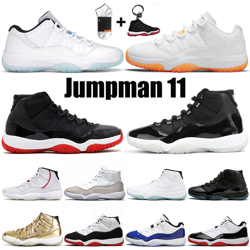 

2021 gift with socks jumpman 11 25th anniversary basketball shoes 11s men women concord High Low Legend Blue Citrus Space Jam Sneakers Trainers, #b34 cool grey 36-47