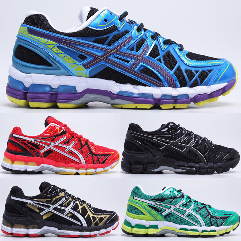 

Top Quality Women Mens Running Shoes Kayano 27 Triple White Black LITE-SHOW K27 Techno Cyan Athletic Jogging Sports Trainers Sneakers FlyteFoam Size 40-45, 05 electric green