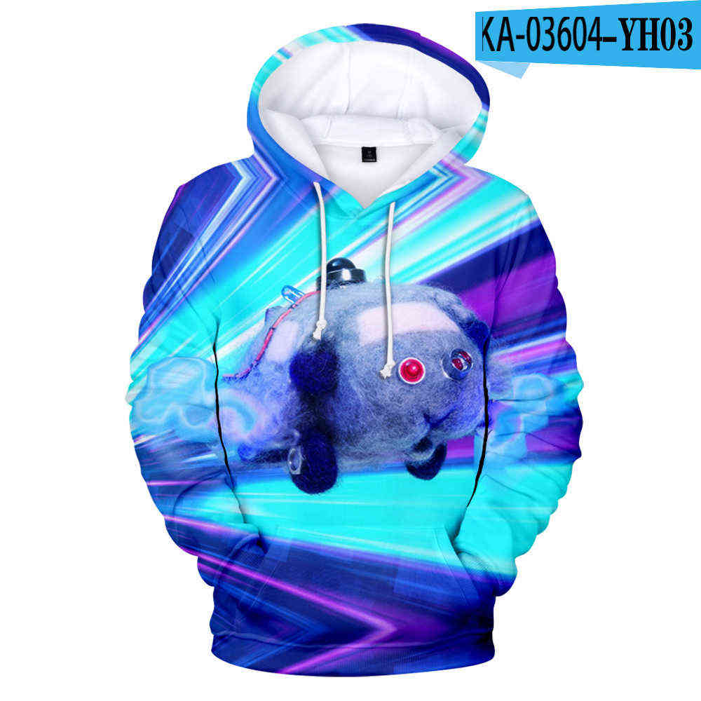 

3D print Fashion Design Pui Molcar Clothes Cartoon Hoodies men/women's Sweatshirt Autumn Winter Pullovers Adult Kids hoodie Q0831, Yh03