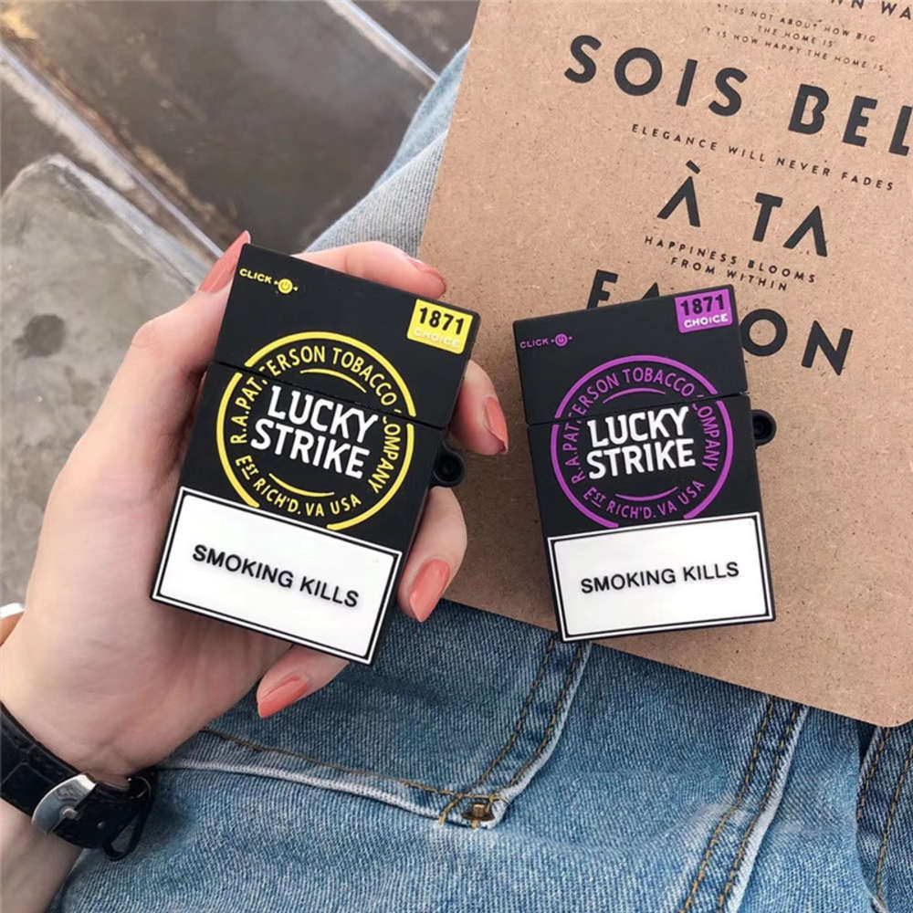 

Cigarette case Apple 1 / 2 Bluetooth wireless headset soft case silicone drop application