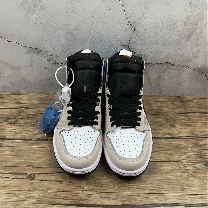 

1 High 1s OG Prototype Basketball Shoes Black Blue White Mens Womens Running Trainers Fashion Designer Sneakers, White;red