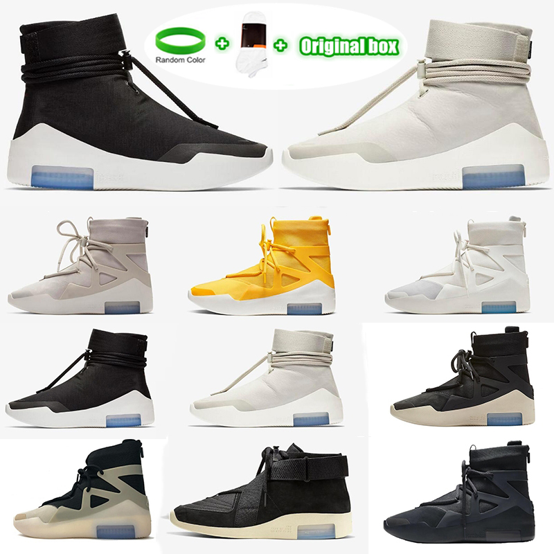 

[With box]2021 Fear Of God 1 FOG shoe Boots Men Sail Light Bone Grey Frosted Spruce Orange Pulse Atmosphere Yellow Basketball Shoes Sneakers, Customize