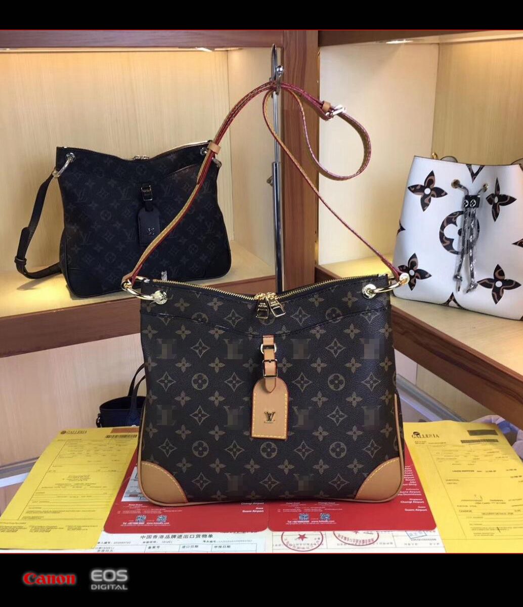 

vintage print Odeon totes handbags With Strap shoulder bags LVYSLLouisVittonVutton designer women crossbody shopping bag HOBO leather purse