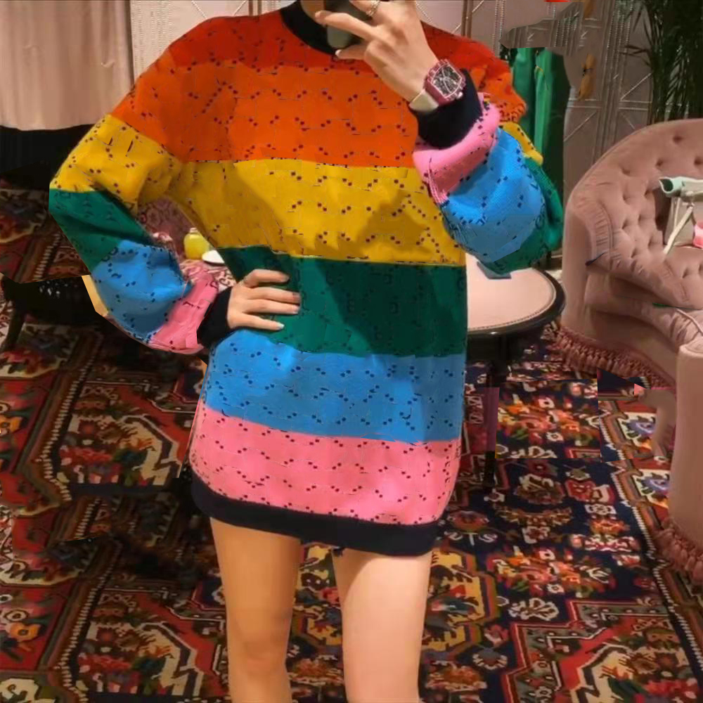 

Women Tops Sweater Wool Knits Long Sleeves Sweatshirts Tees Pattern Embroidery Round Neck With Letters For Lady Slim Sweaters Spring Autumn Outwears Size -XL, A1