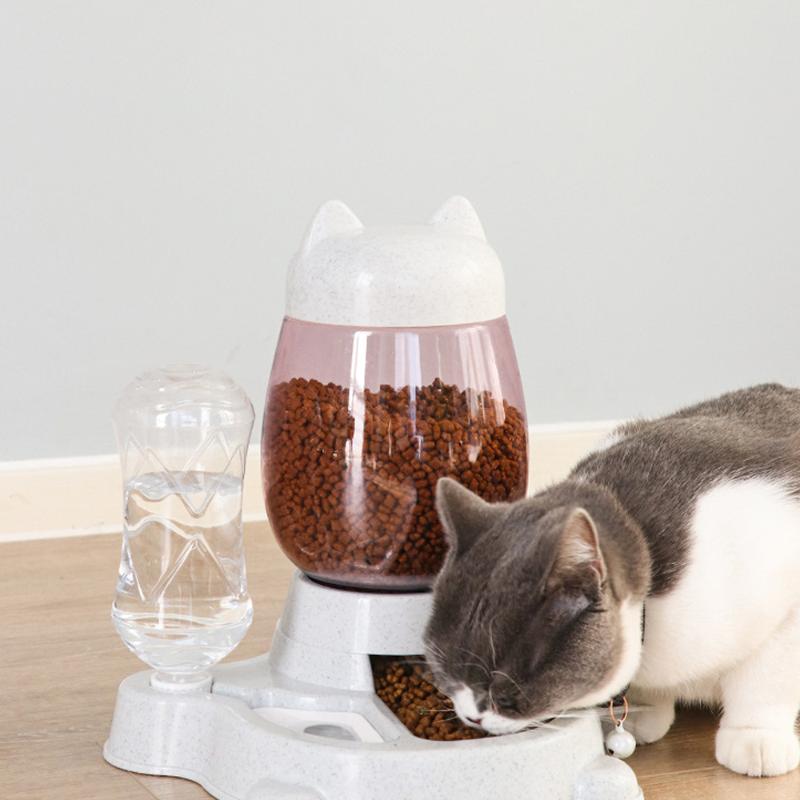 

Cat Bowls & Feeders 2.2L Pet Dog Automatic Feeder Bowl For Dogs Drinking Water 528ml Bottle Kitten Slow Container