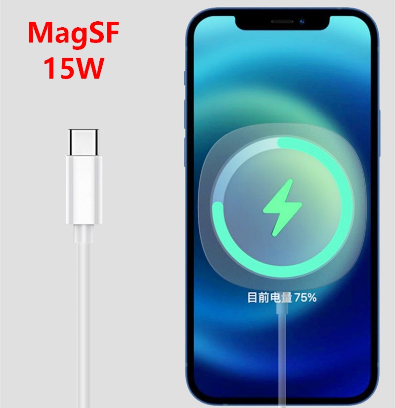 

15W Magnetic Wireless Charger for Magsafe iPhone 12 Pro Max Mini USB C PD adapter