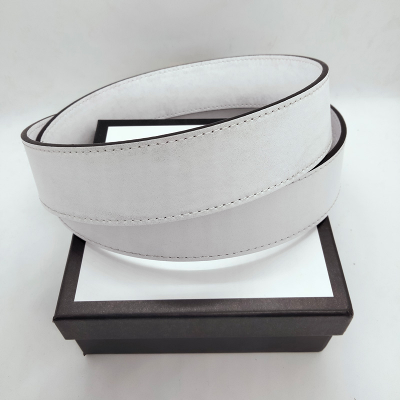 

Women Solid Belt Womens Genuine Leather Black And White Color Bronze g big buckle Designer Cowhide Belts For Mens Luxury Waistband, Belt and box