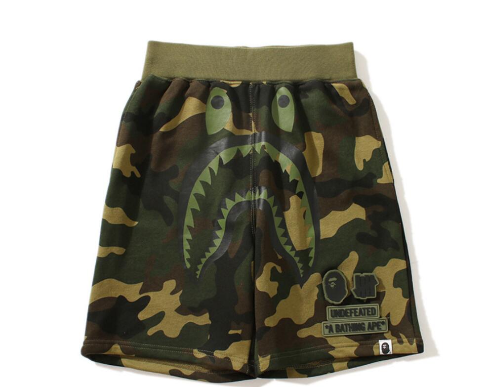 

Summer Mens Shorts With Shark Mouth Classic Fashion Designer Beach Pant High Quality Men Women Short Pants Jogger Trousers, W2