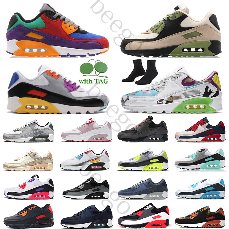 

90 Running Shoes Man Woman Triple Black White Infrared Valentine Day Grey Fog Shimmer Polka Laser Blue Bacon UNC Pink Oxford Cargo Khaki Men Trainers Sports Sneakers, I need look other product