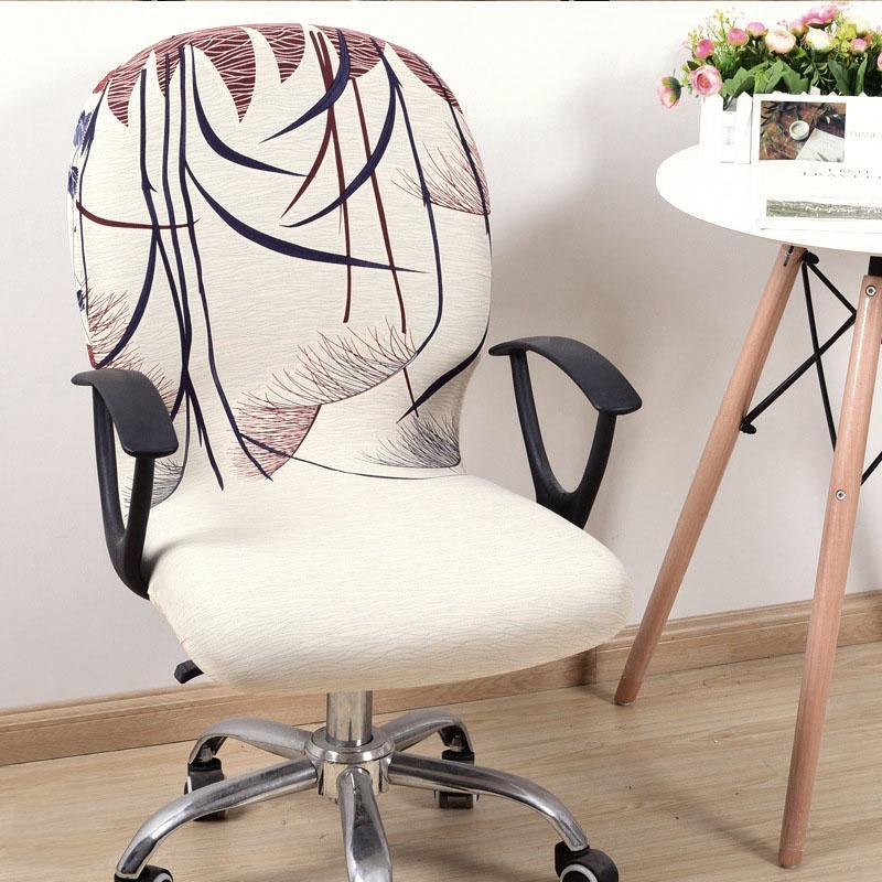 

Swivel Chair Cover Stretchable Removable Computer Office Washable Rotating Lift TB Sale
